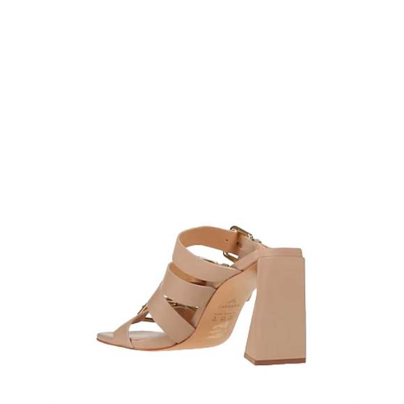 NEW CARRANO adira dress heel sandals in taupe - Picture 2 of 3